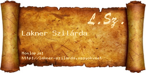 Lakner Szilárda névjegykártya